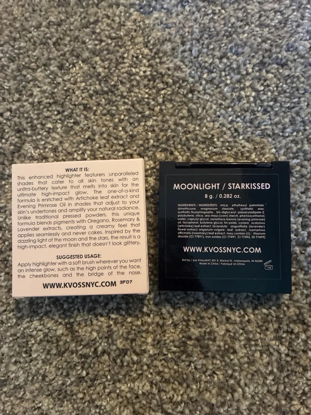 K Voss Fairy Dust Pressed Highlighter Moonlight Starkissed